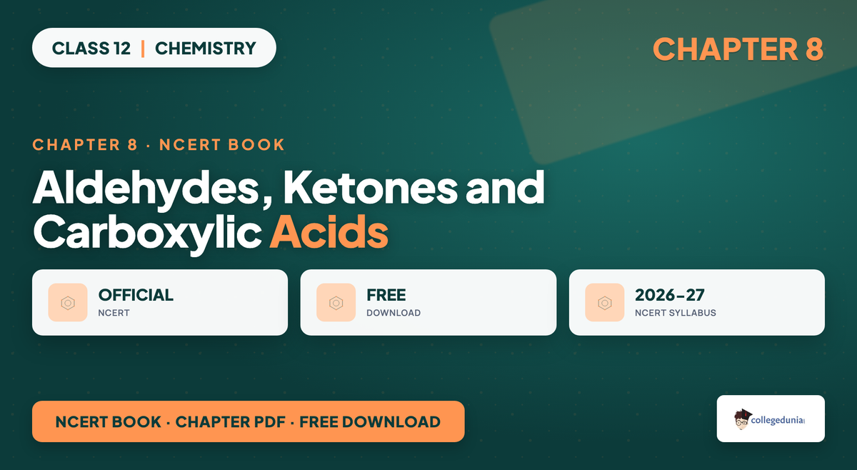 Aldehydes Ketones And Carboxylic Acids NCERT Book PDF - Class 12 Chemistry