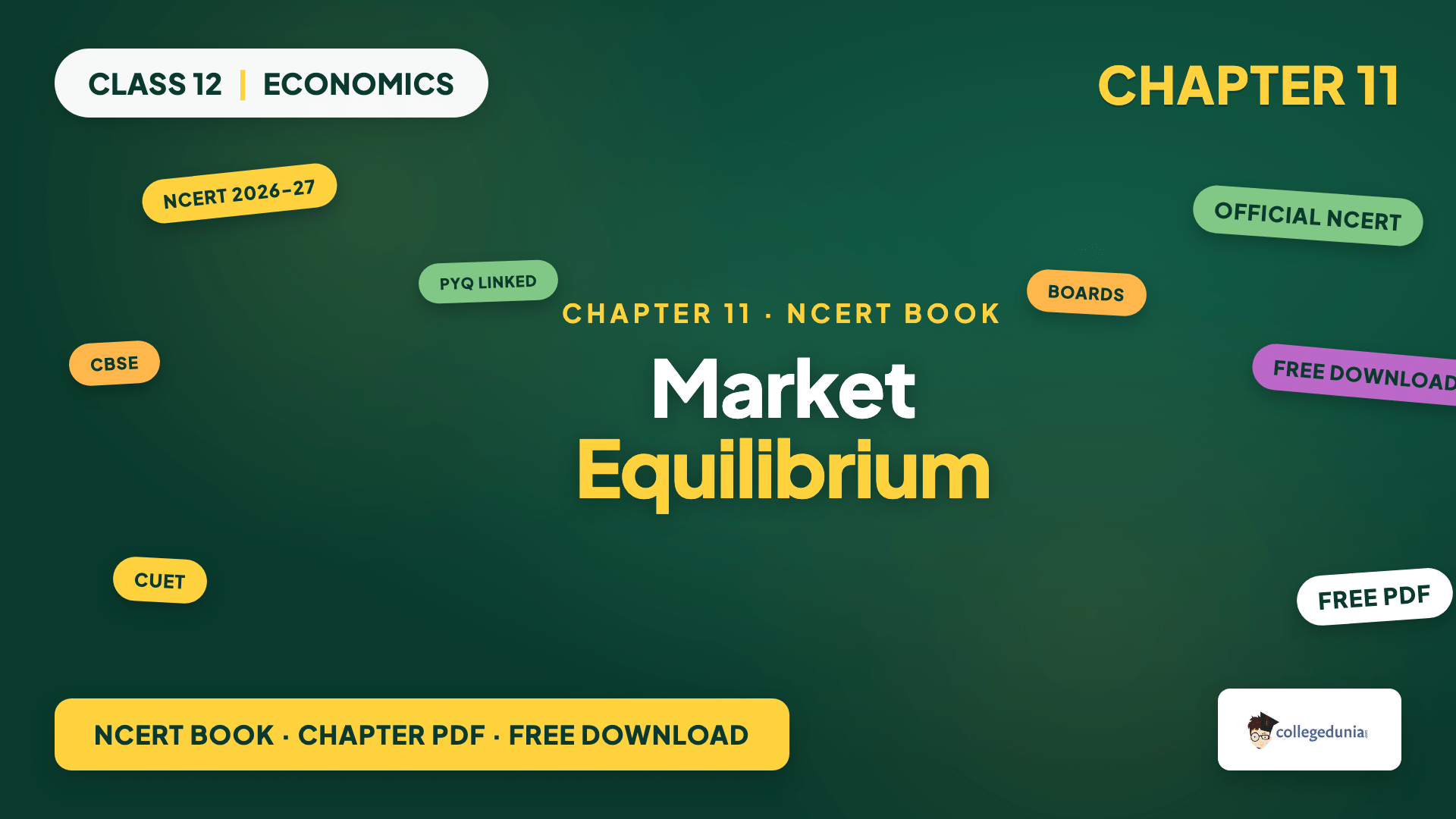 Class 12 Economics NCERT Book Chapter 5 Market Equilibrium PDF download