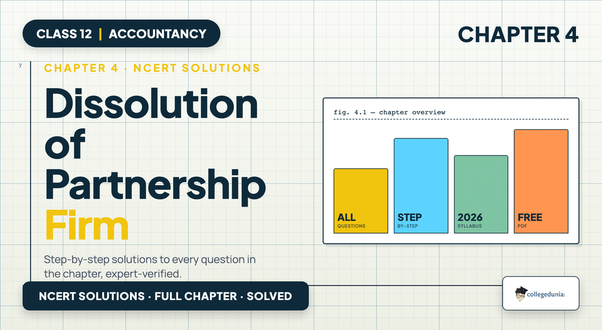 Dissolution Of Partnership Firm NCERT Solutions - Class 12 Accountancy