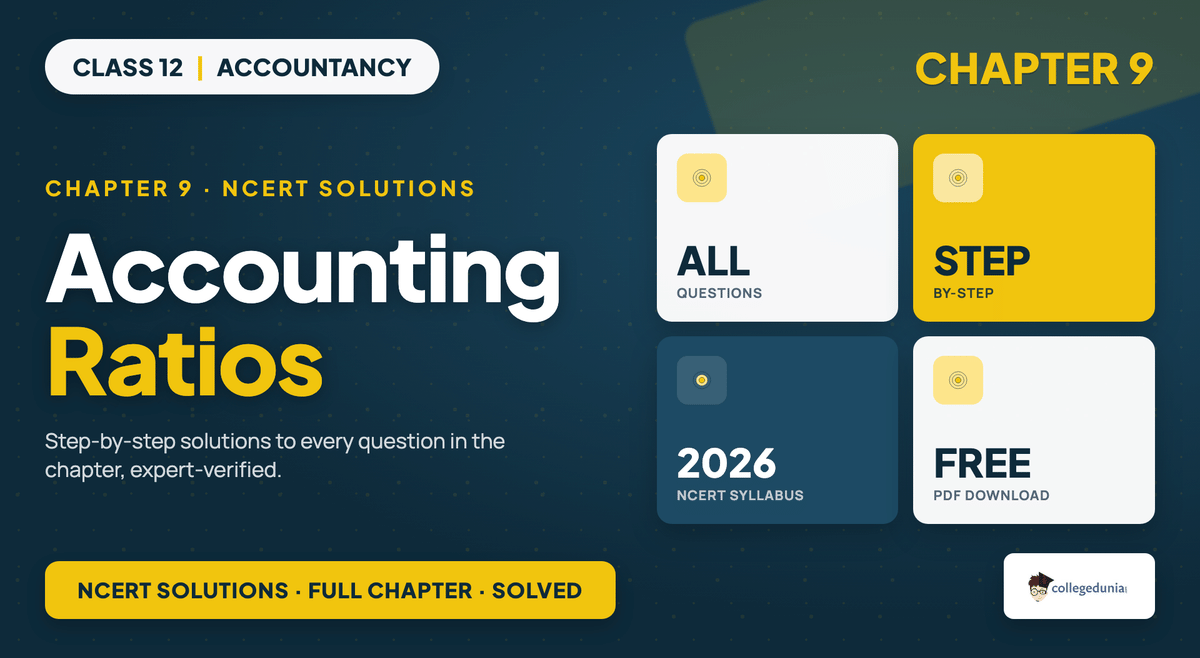 Accounting Ratios NCERT Solutions - Class 12 Accountancy