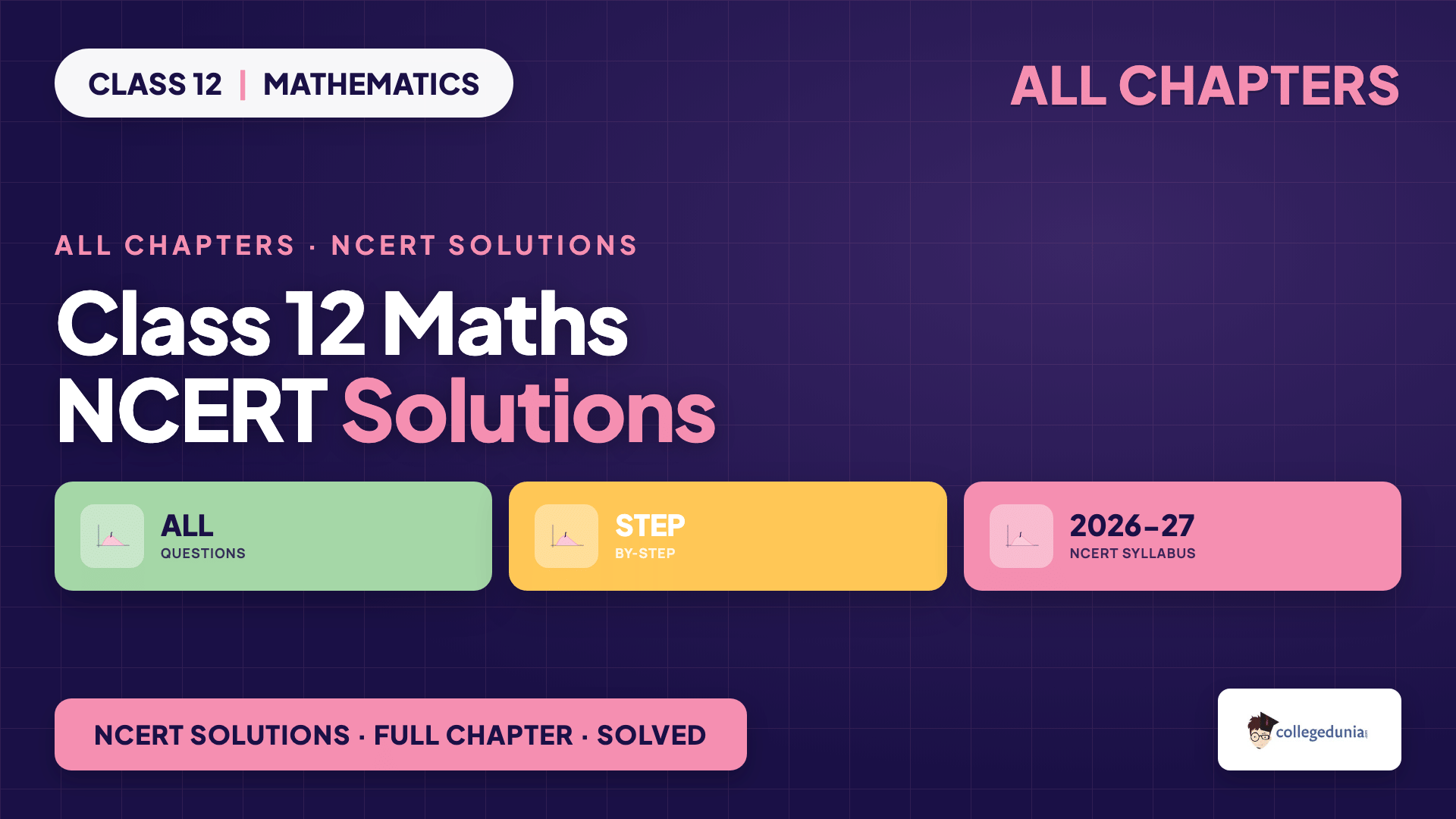 Class 12 Maths NCERT Solutions