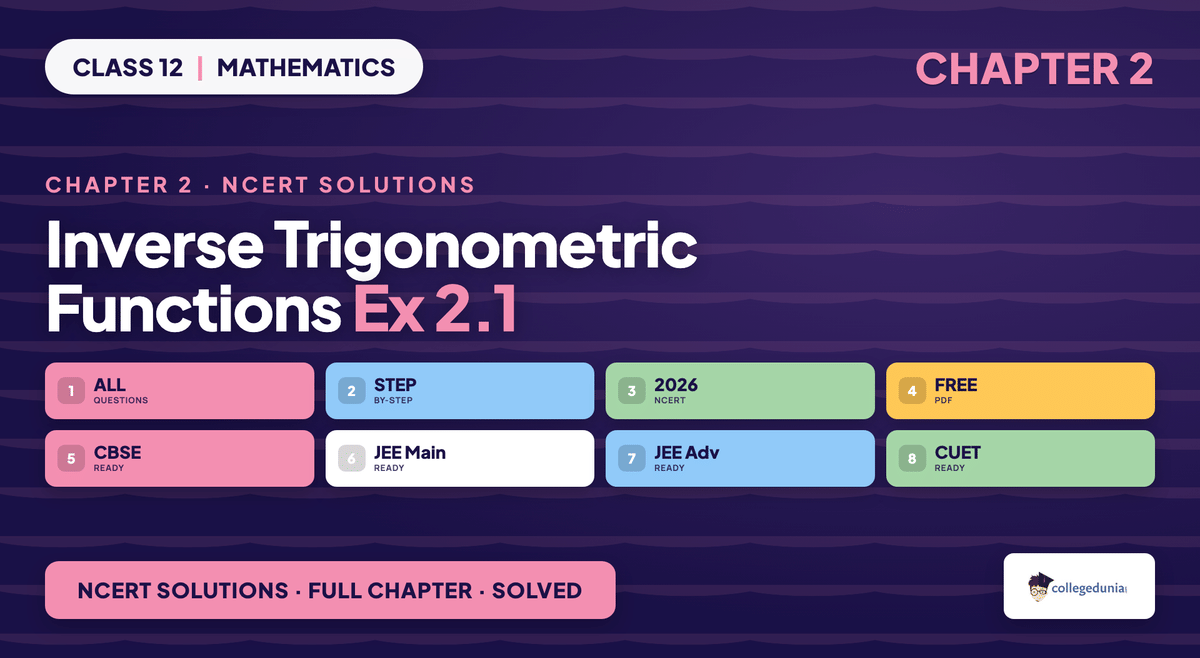 Inverse Trigonometric Functions Exercise 2 1 NCERT Solutions - Class 12 Maths
