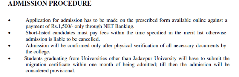 pg admission process
