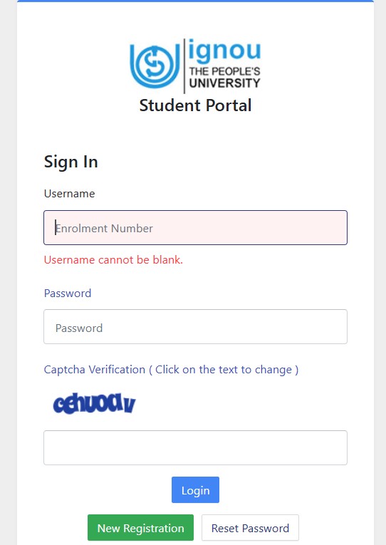 IGNOU Admission Status 2026 (July) : Check Registration Status By Enrollment Number, Programme Code