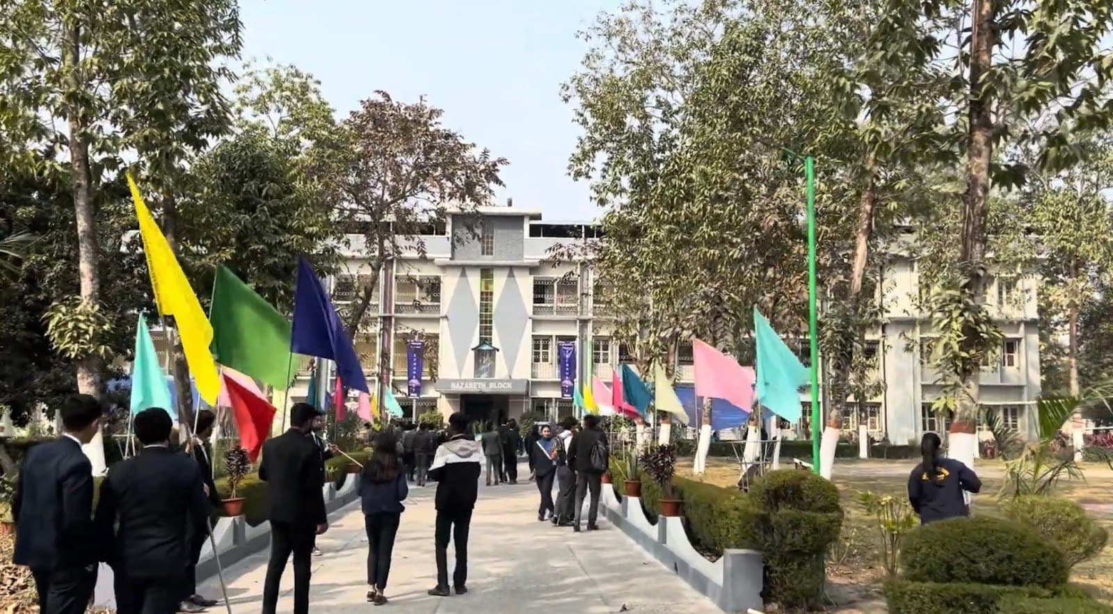 Academic building of Salesian College, Siliguri