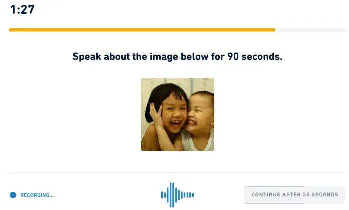 Duolingo exam pattern