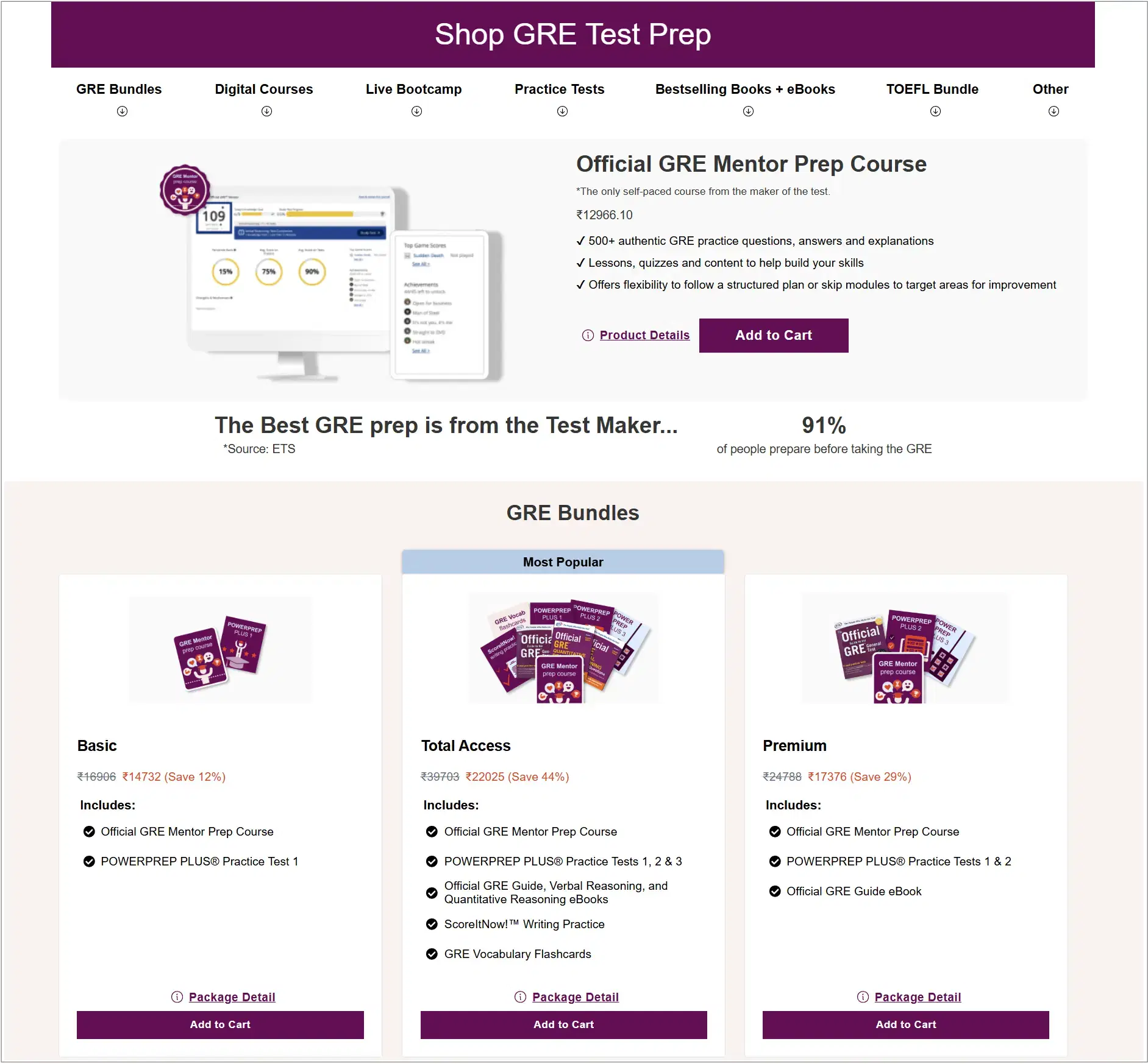 GRE Registration