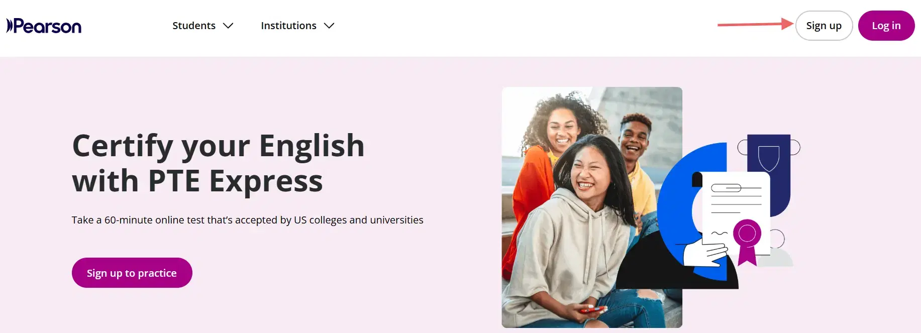 PTE Express Registration