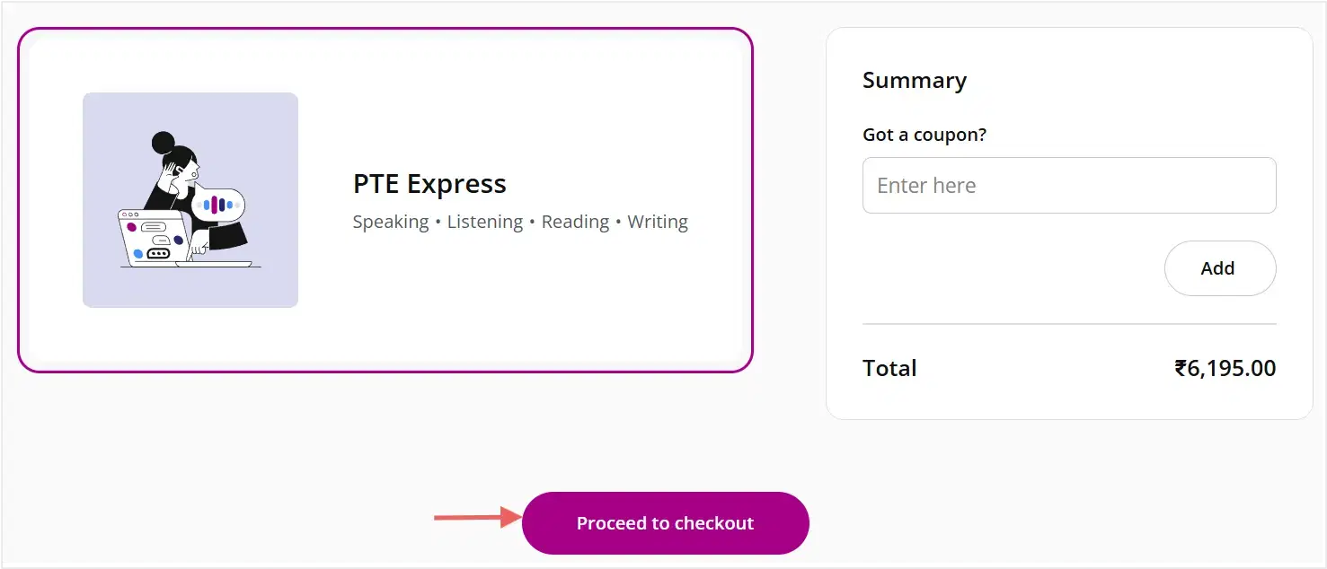 PTE Express Registration