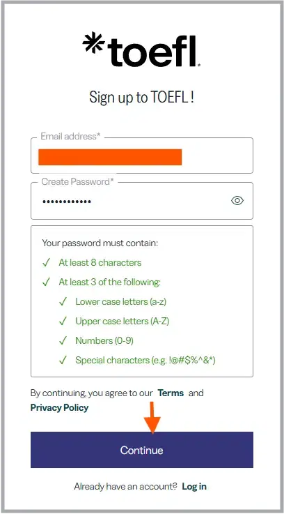 TOEFL Registration 2026