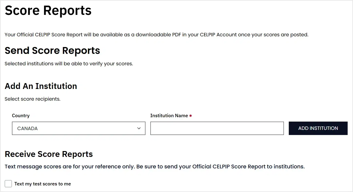 CELPIP Registration
