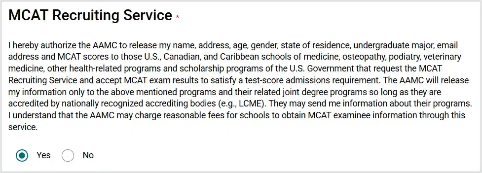 mcat registration step 8 a