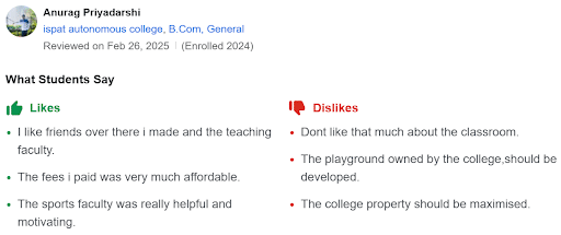 Sambalpur University Student Review