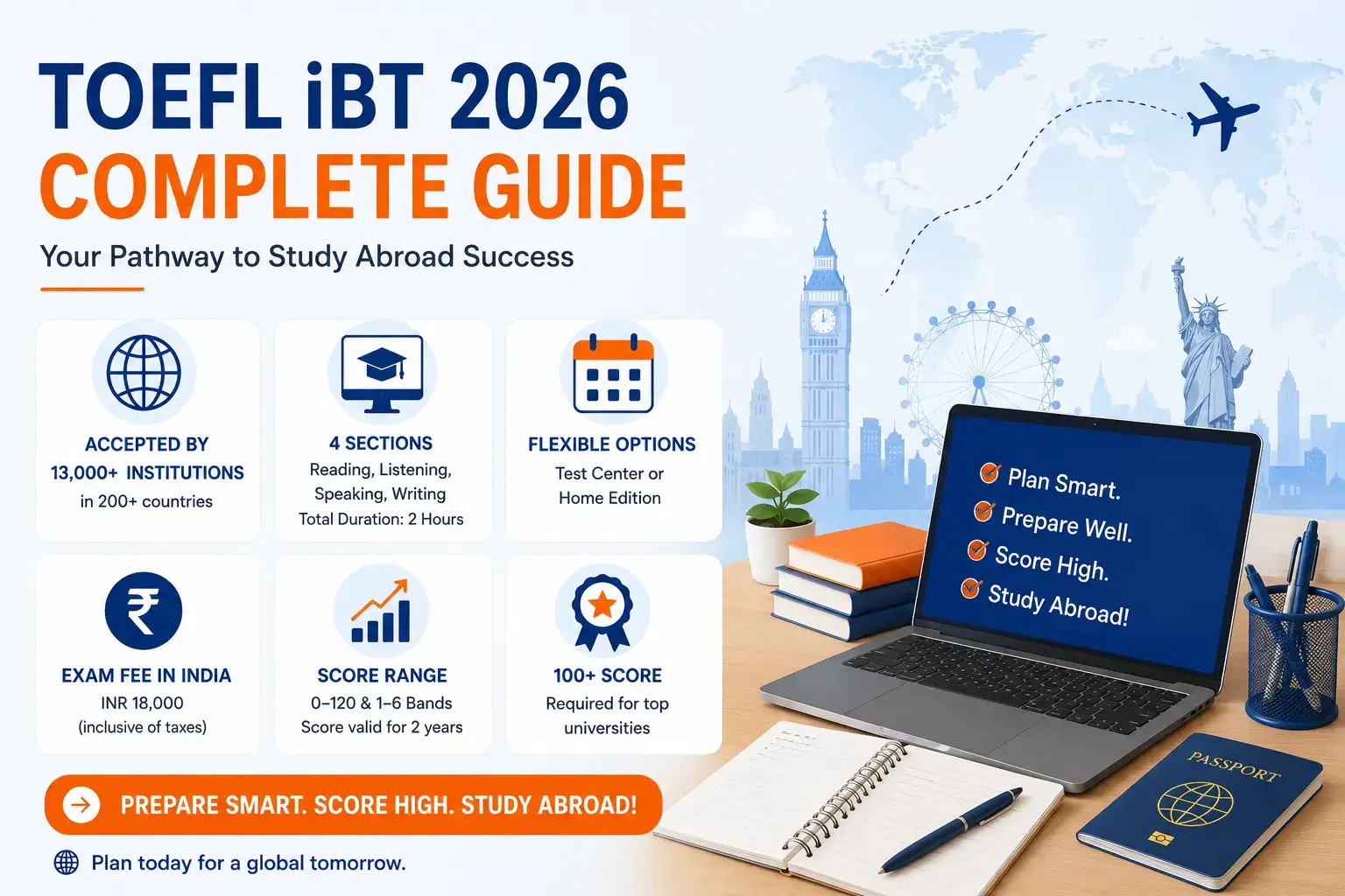 TOEFL iBT 2026
