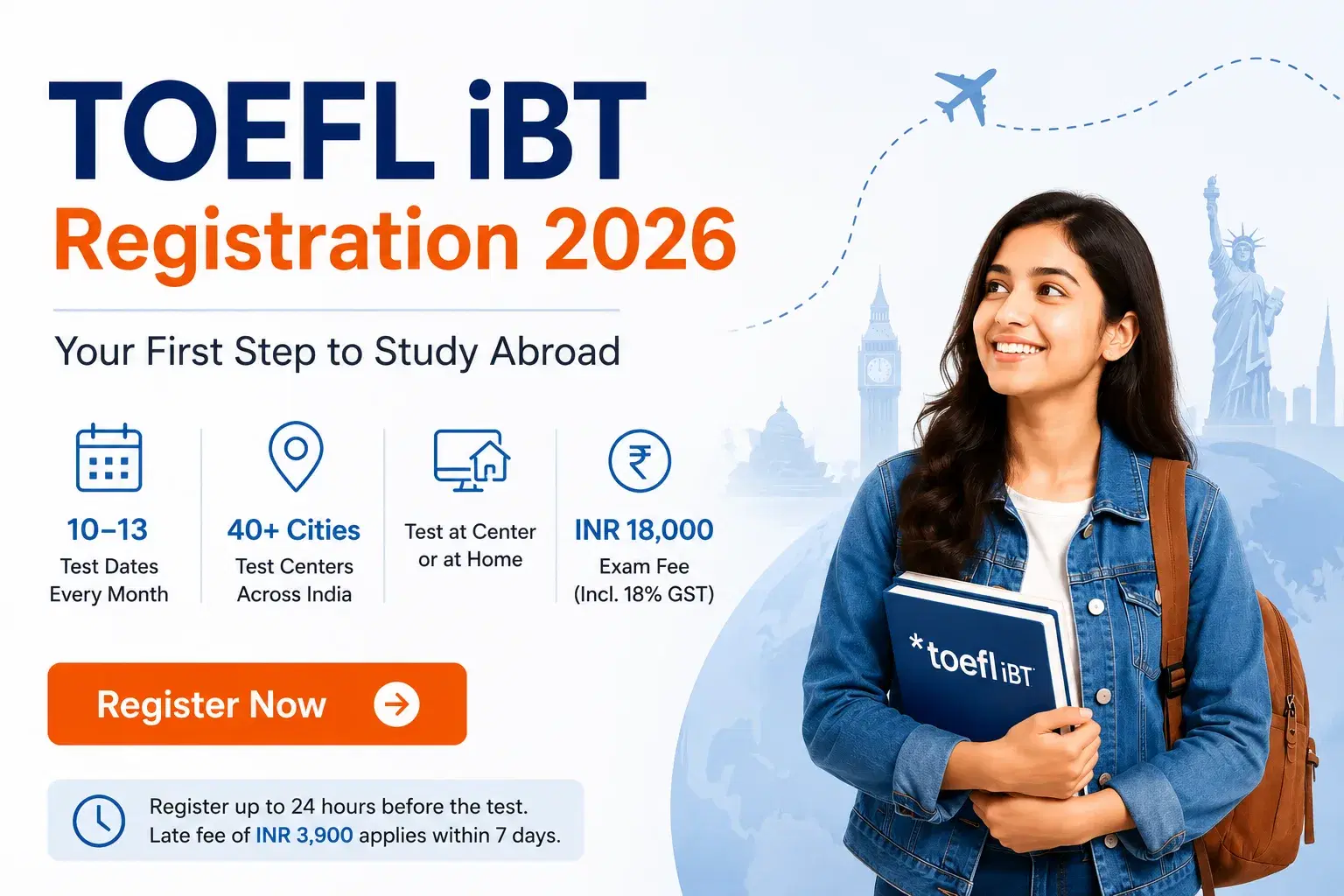 TOEFL iBT Registration 2026