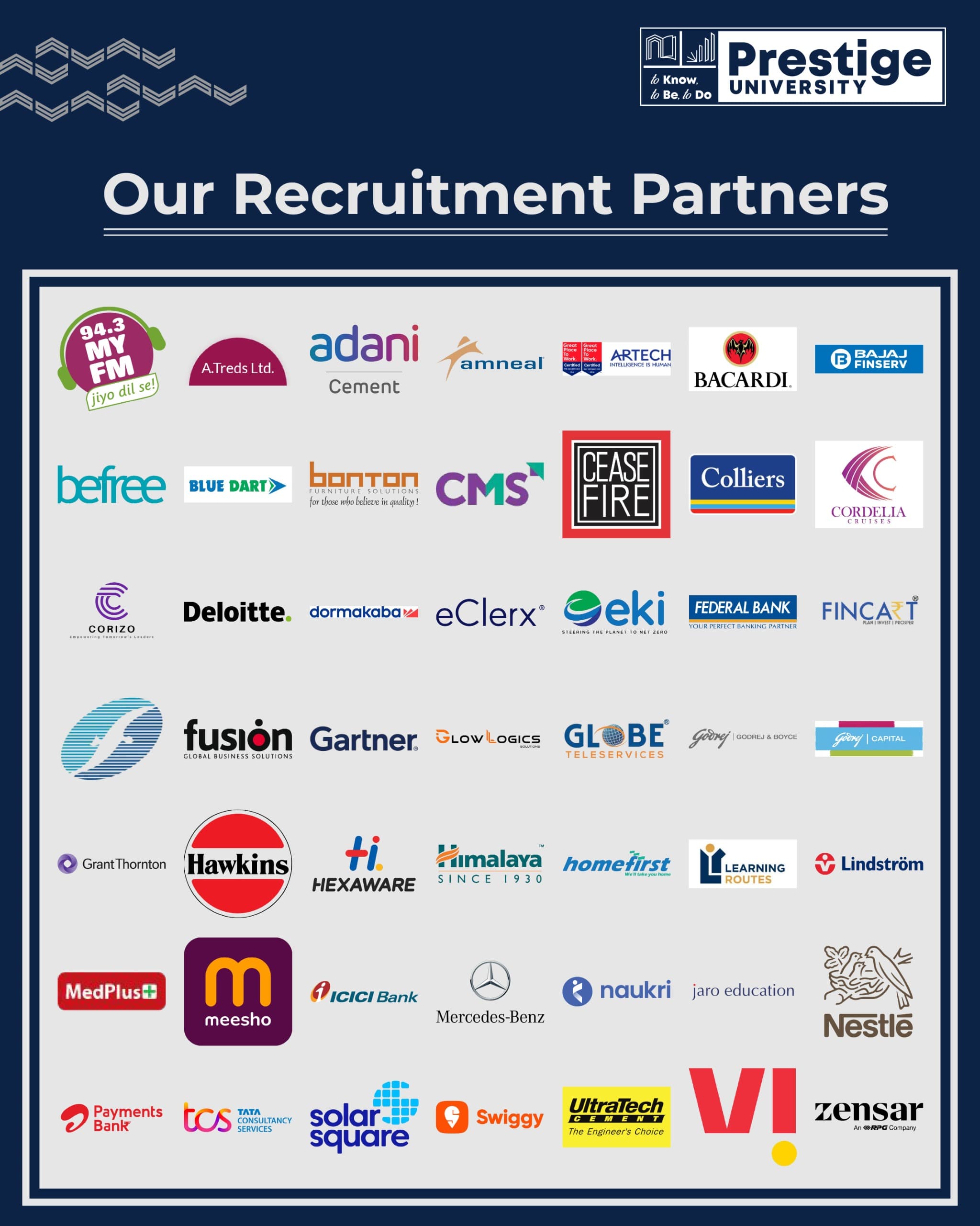 Prestige University Top Recruiters
