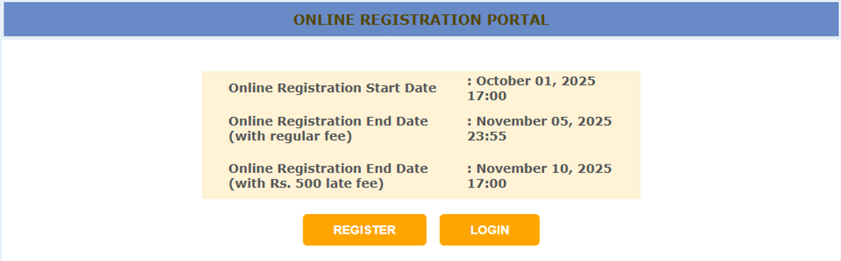 UCEED Registration dates