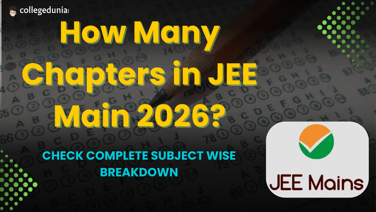 How many chapters are in JEE Mains 2026