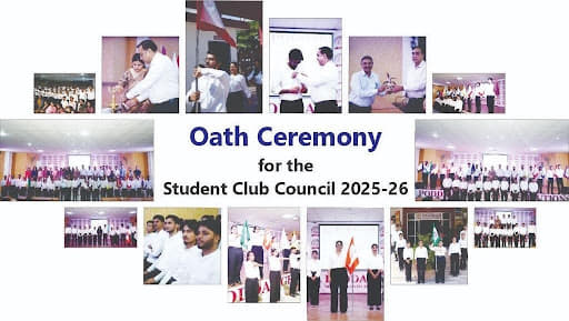 Oath Ceremony for the Student Club Council 2025-26