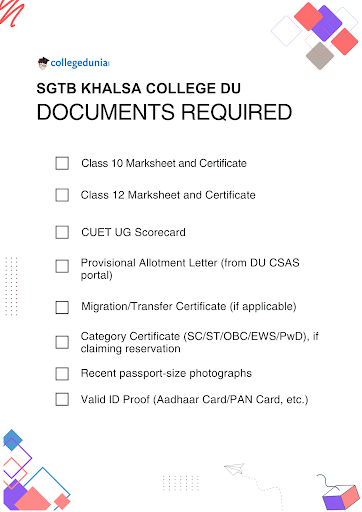 admission documents 