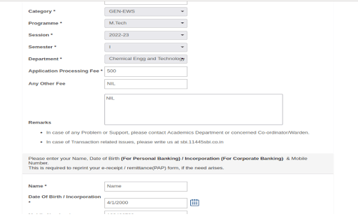 IIT BHU PhD Fee process
