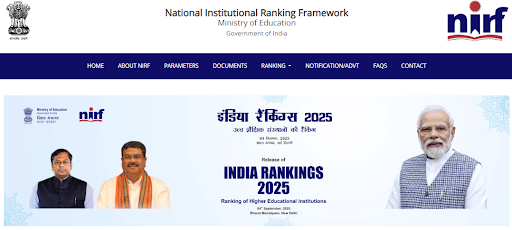 NIRF 2025 Ranking Portal
