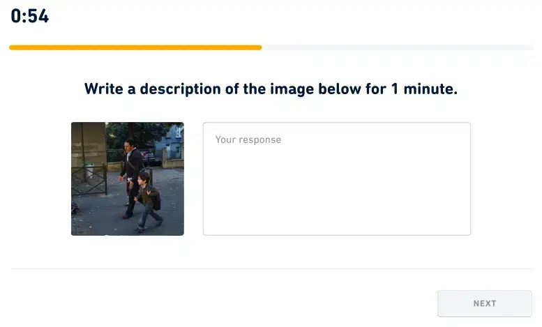 Duolingo exam pattern