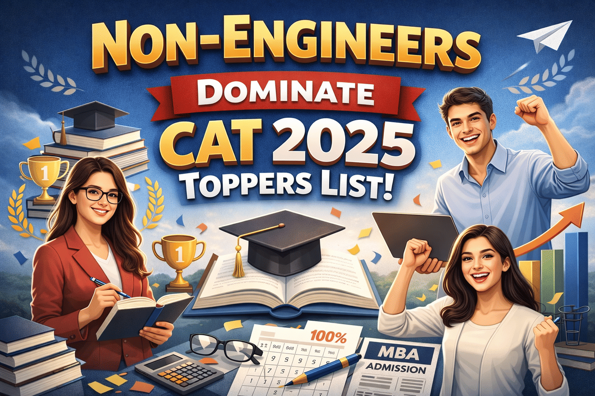 Non-Engineers Dominate CAT 2025 Toppers List