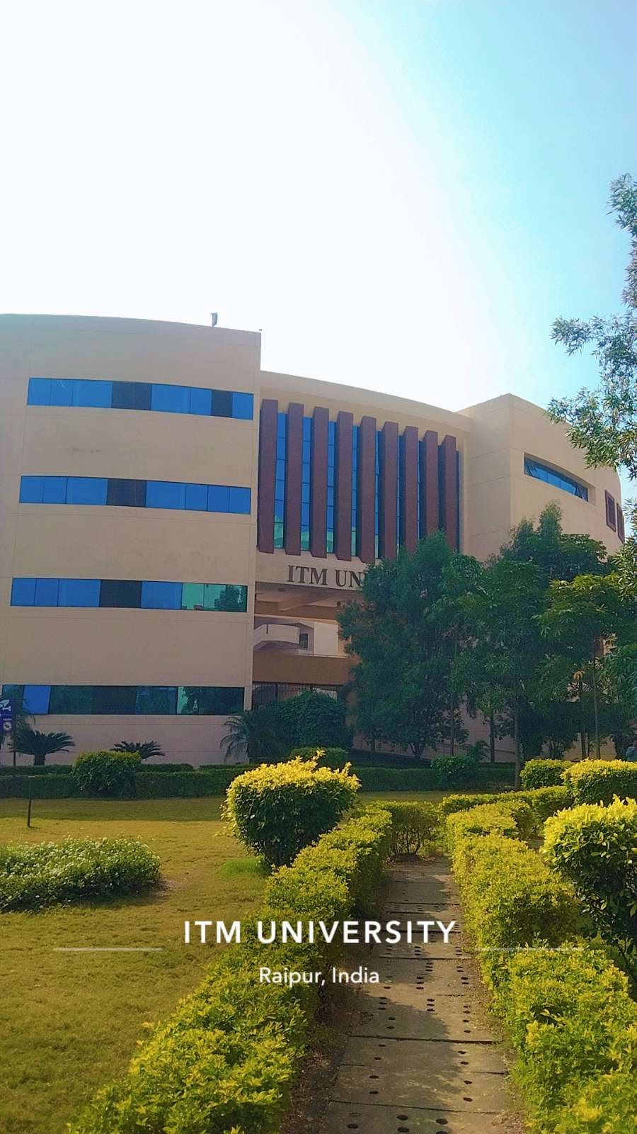 ITM University Raipur Courses Fees 2025