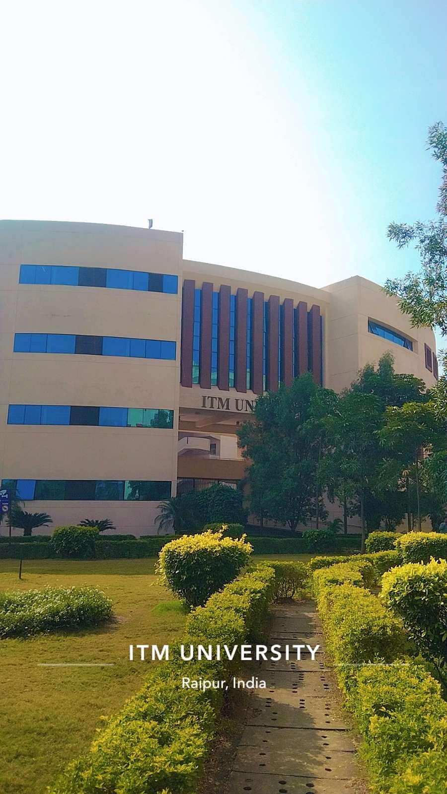 ITM University Raipur Courses Fees 2025 ITM University Raipur Courses Fees 2025