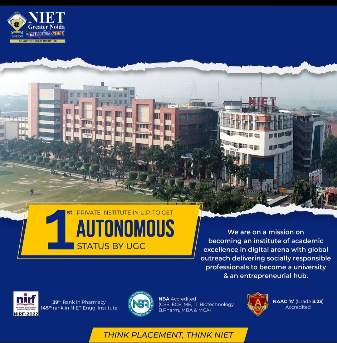 NIET Noida Reviews on Placements, Faculty and Facilities
