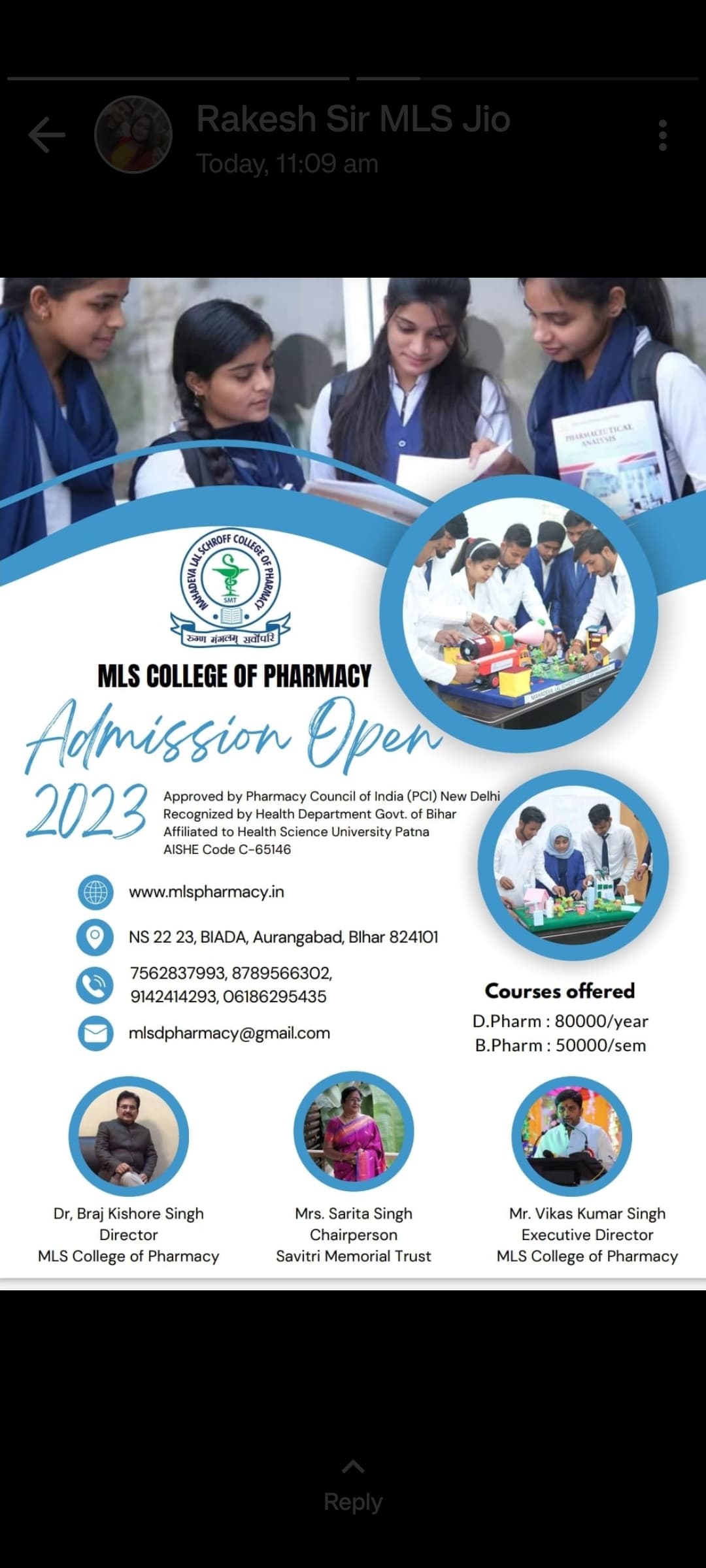 Mahadeva Lal Schroff College of Pharmacy Aurangabad General photo (18) by SARVESH KUMAR