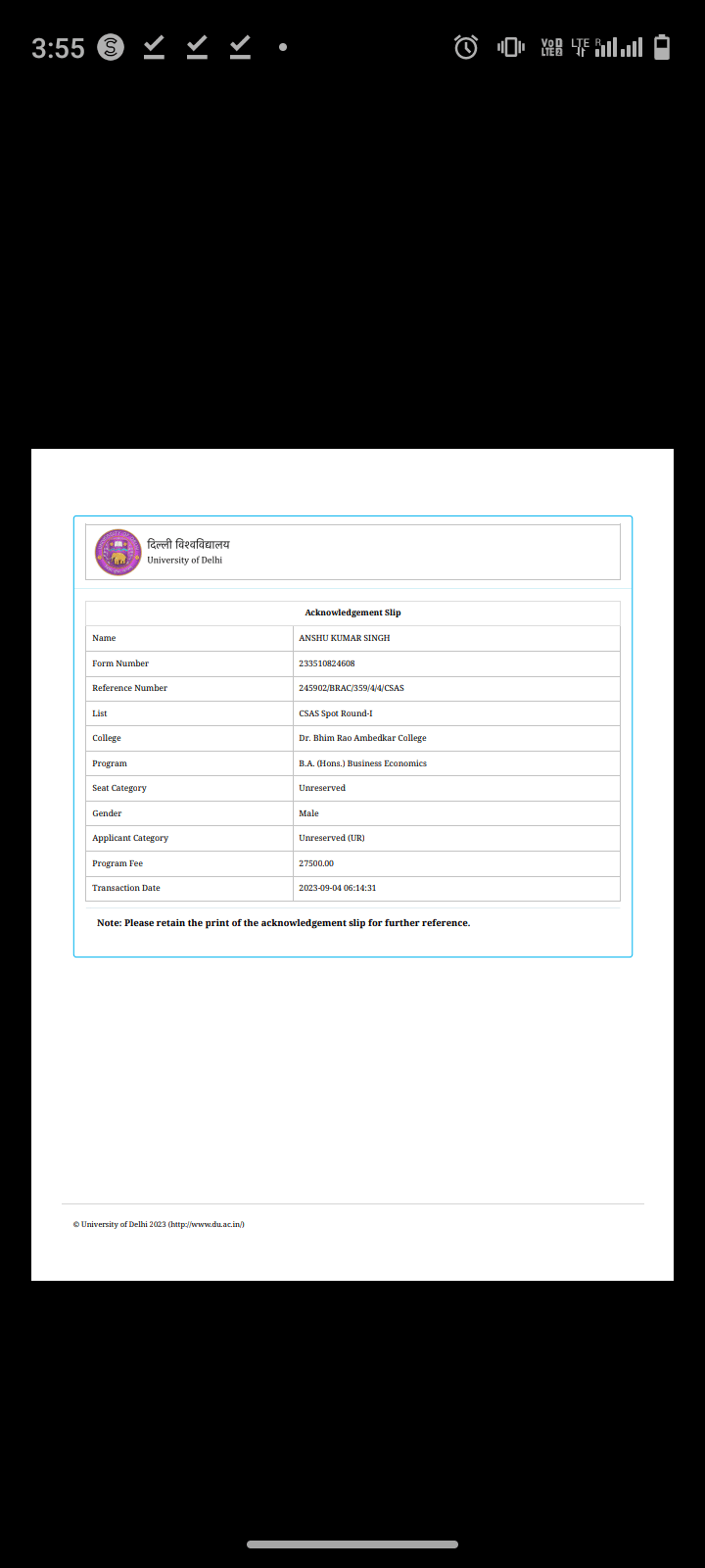 Dr. Bhim Rao Ambedkar College General photo (13) by ANSHU KUMAR SINGH