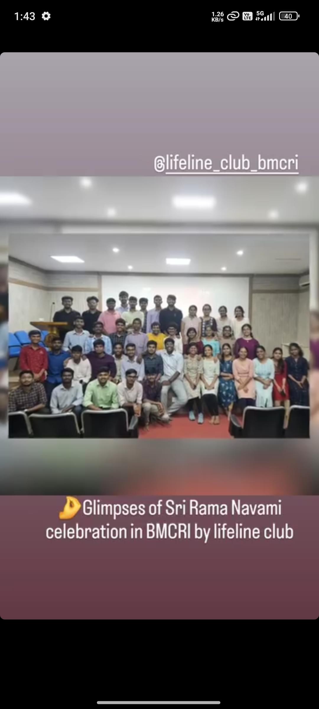 BMCRI Bangalore Extra-Curricular photo (9) by Sumit kulkarni